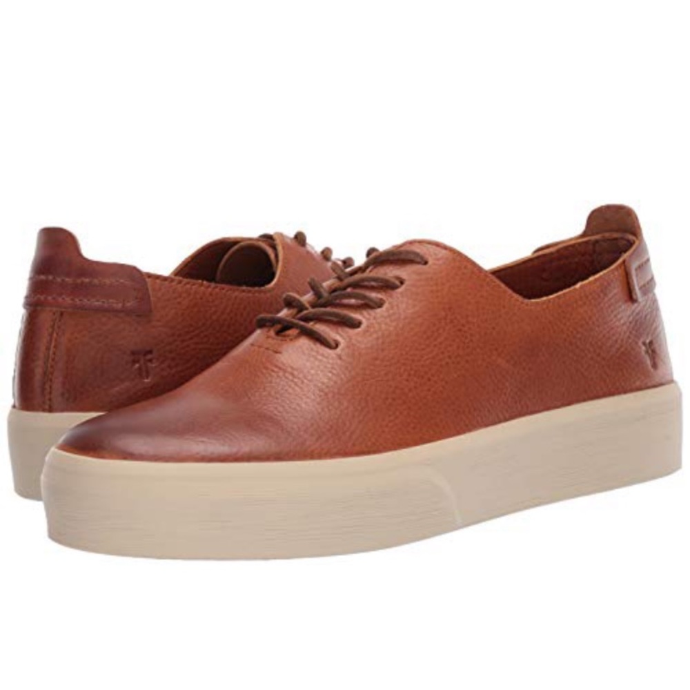 NWOT Men’s Frye Beacon Low Lace in Caramel